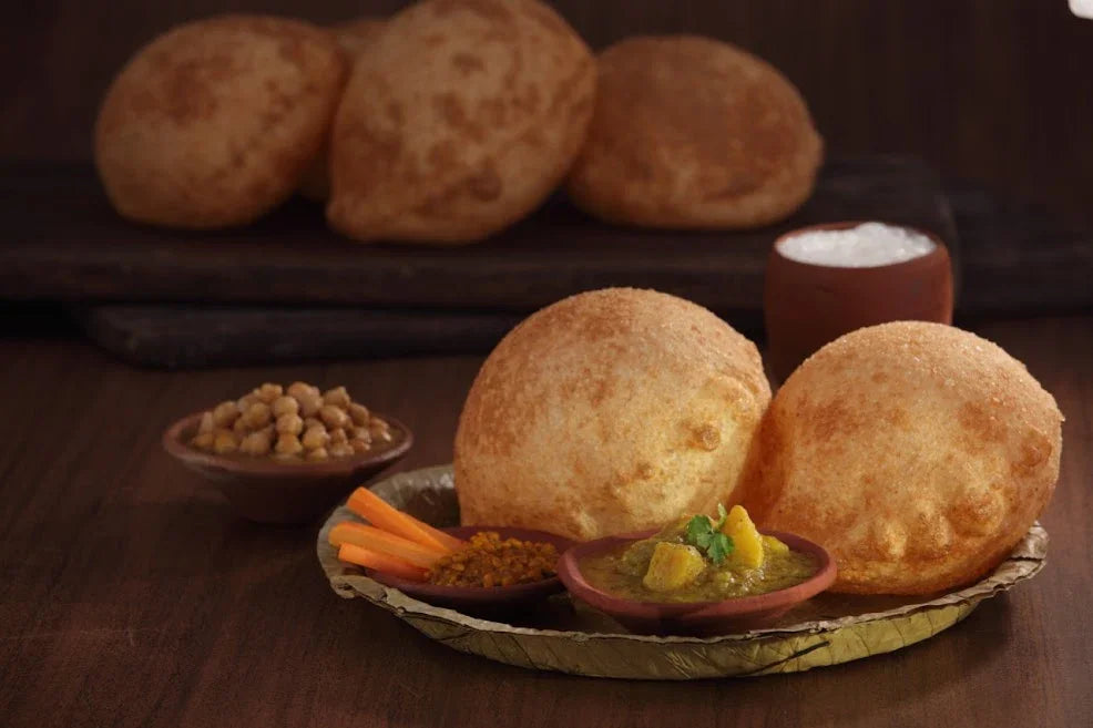 Puri Sabzi (2 plates)